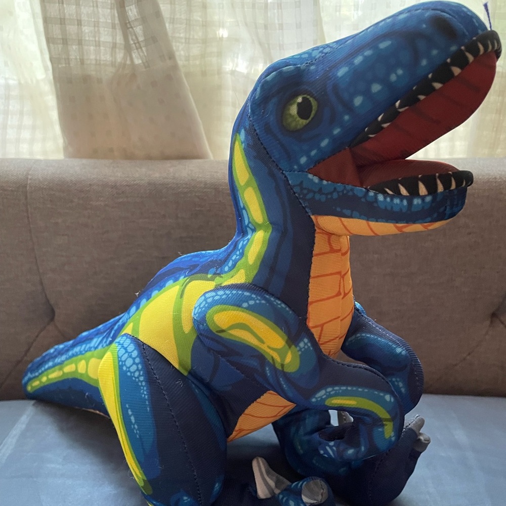 Blue Plush Dino